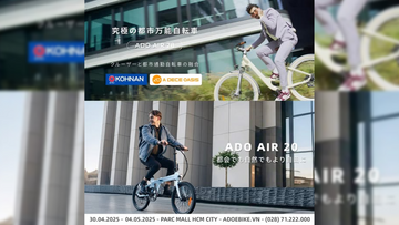 Đạp phố cực phong cách cùng ADO E-BIKE