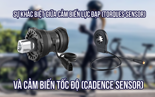 Sự khác biệt giữa cảm biến lực đạp (torques sensor) và cảm biến tốc độ (cadence sensor)