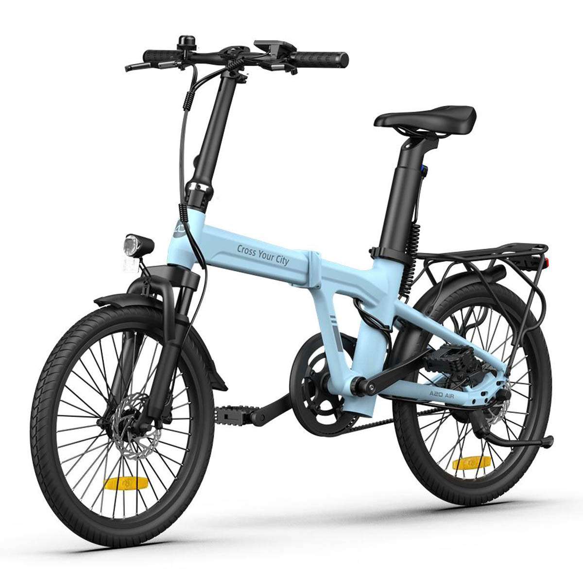 Xe đạp điện Ado Air V2 - Dây đai Carbon, cảm biến mô - men xoắn, cao cấp đô thị