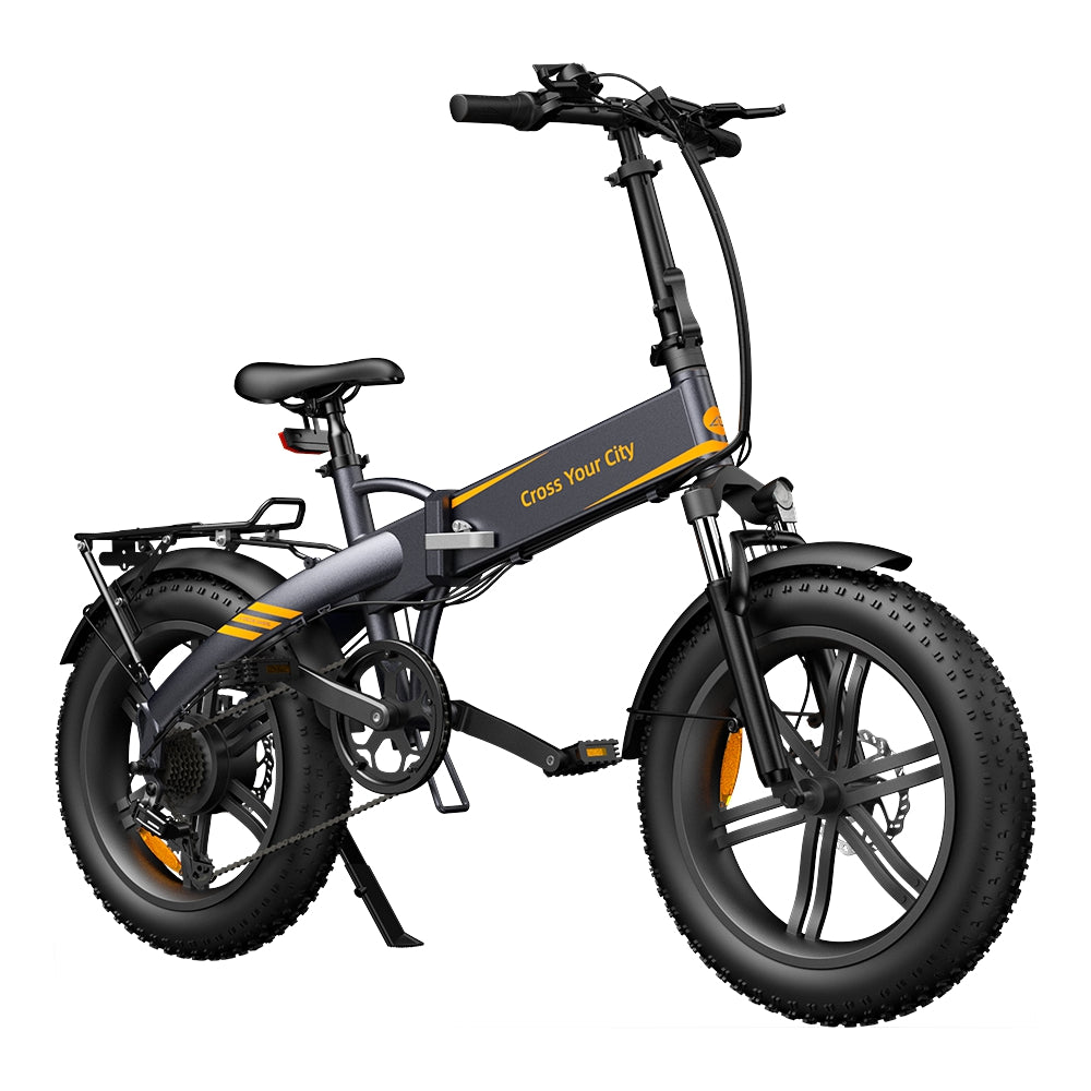 ADO A20F XE | Xe đạp điện gấp lốp béo | xe đạp trợ lực điện ado | xám