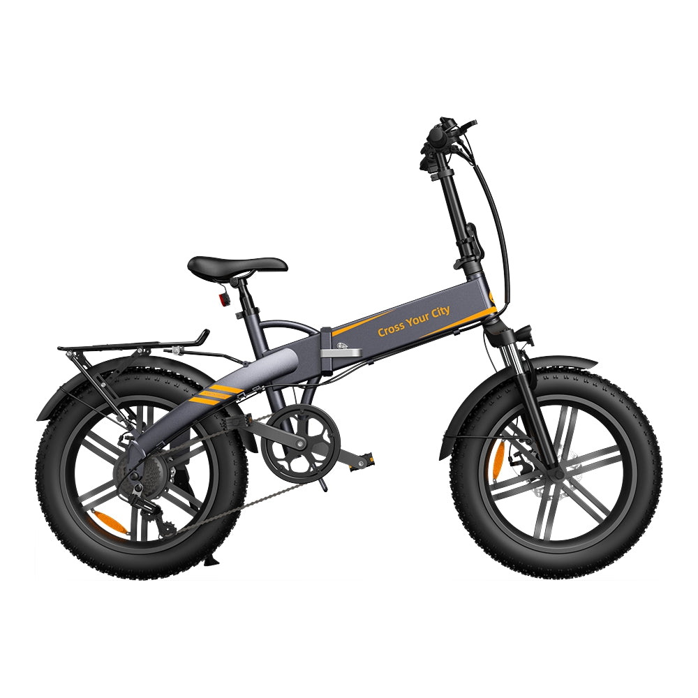 ADO A20F XE | Xe đạp điện gấp lốp béo | xe đạp trợ lực điện ado | xám