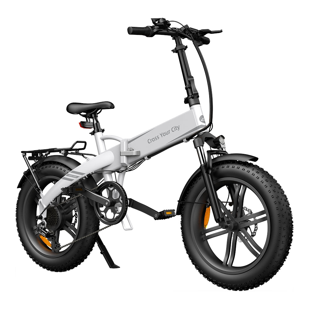ADO A20F XE | Xe đạp điện gấp lốp béo | xe đạp trợ lực điện ado | Trắng