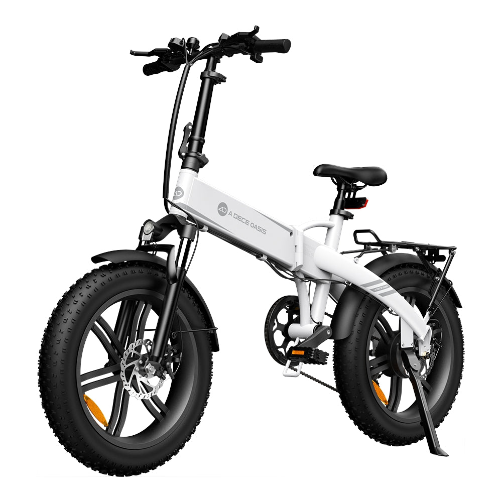 ADO A20F XE | Xe đạp điện gấp lốp béo | xe đạp trợ lực điện ado | Trắng