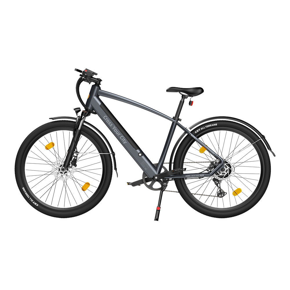 ADO DECE 300C | Xe đạp điện đô thị 27.5 inch | xe đạp trợ lực điện ado | xám
