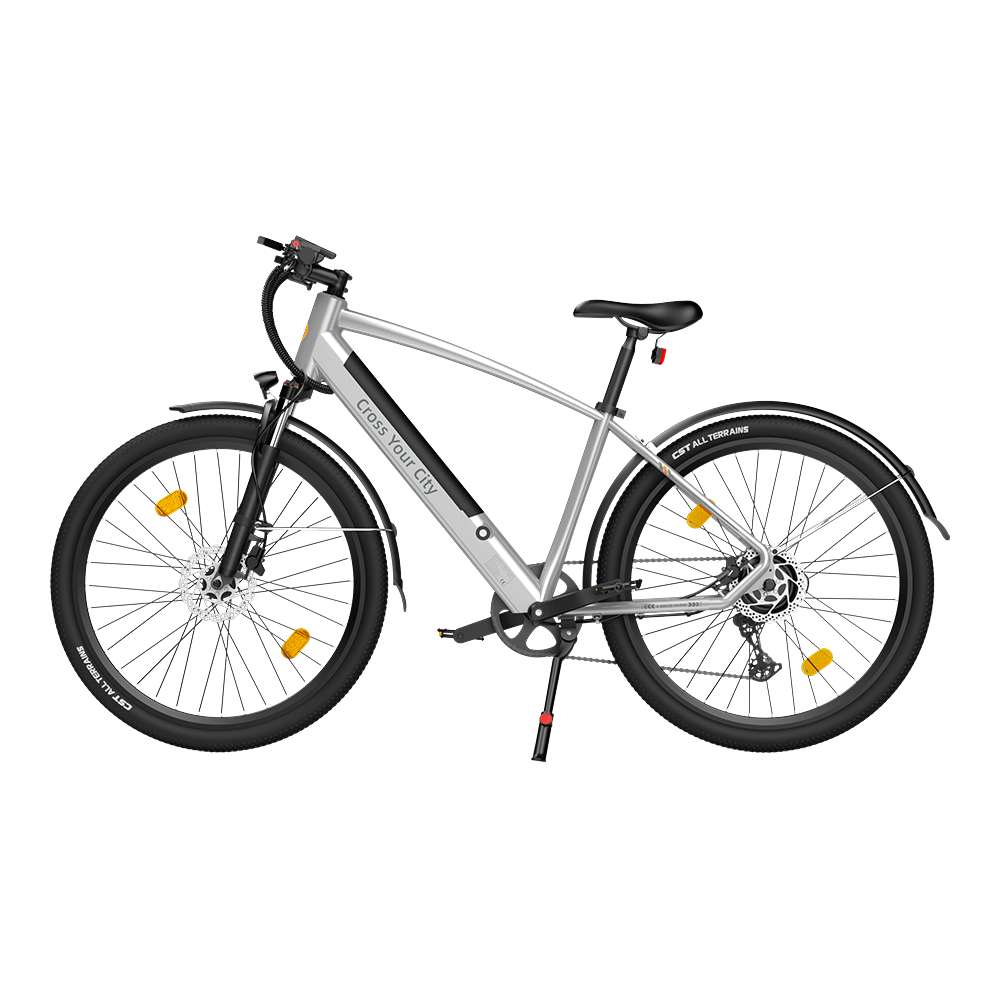 ADO DECE 300C | Xe đạp điện đô thị 27.5 inch | xe đạp trợ lực điện ado | bạc